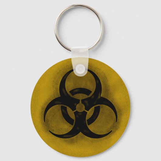 Porte-clés Porte - clé de risque biologique Zombie (Recto)