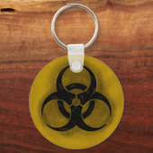 Porte-clés Porte - clé de risque biologique Zombie (Recto)
