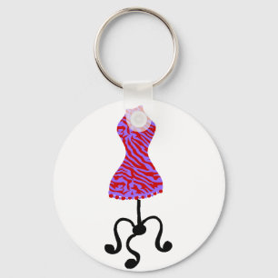 Porte-clés Porte - clé de robe de concepteur