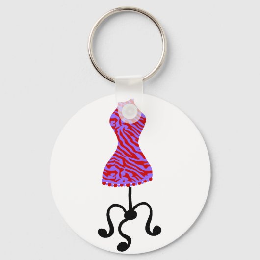 Porte-clés Porte - clé de robe design (Recto)