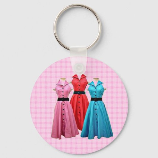 Porte-clés Porte - clé de robes Retro 1950 (Recto)