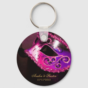 Porte-clés Porte - clé de rose de faveur de mariage de