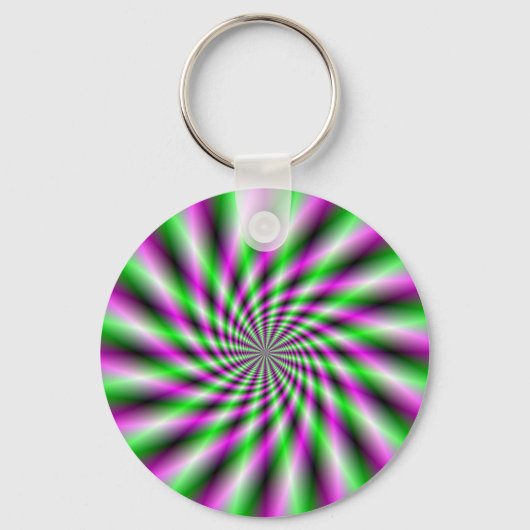 Porte-clés Porte - clé de roue à rotation de néon (Recto)