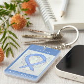 Porte-clés Porte - clé de ruban pour la sensibilisation aux t (Devant droit)