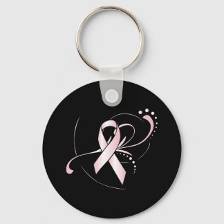 Porte-clés Porte - clé de ruban rose