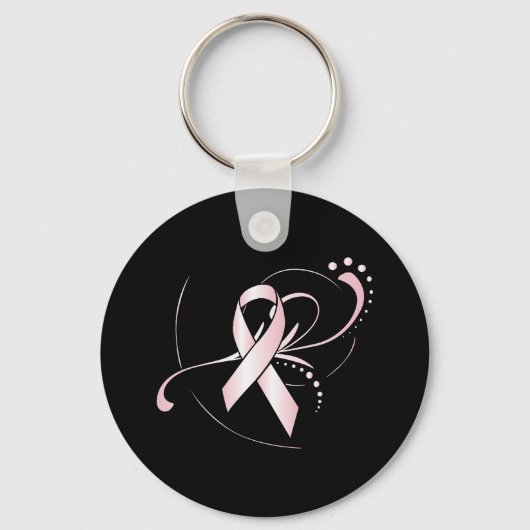 Porte-clés Porte - clé de ruban rose (Recto)