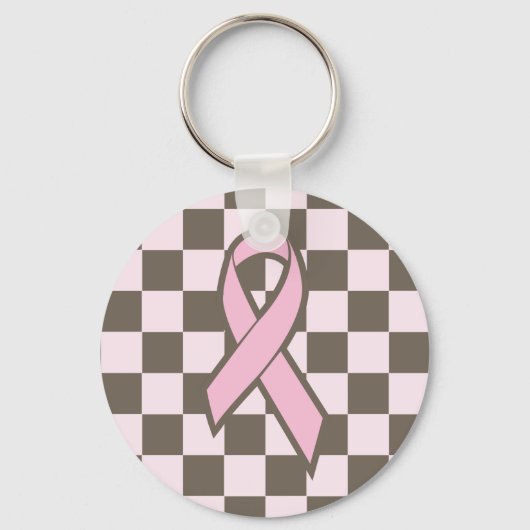 Porte-clés Porte - clé de ruban rose (Recto)