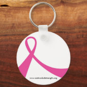 Porte-clés Porte - clé de ruban rose (Recto)