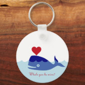 Porte-clés Porte - clé de Saint-Valentin de baleine (Recto)