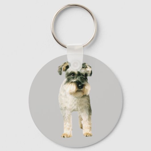Porte-clés Porte - clé de Schnauzer miniature (Recto)
