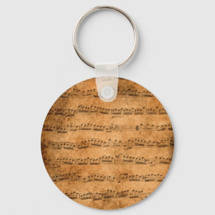 Porte-clés Porte - clé de score de musique