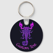 Porte-clés Porte - clé de scorpion céleste violet (Recto)