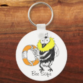 Porte-clés Porte - clé de sécurité des abeilles (Recto)