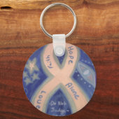 Porte-clés Porte - clé de sensibilisation à l'auto-enquête (Recto)