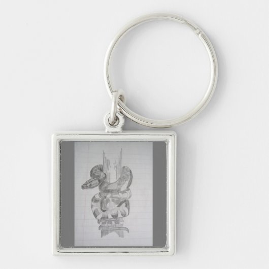 Porte-clés Porte - clé de serpent libre (Devant)