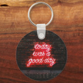 Porte-clés Porte - clé de signalisation de néon rouge (Recto)