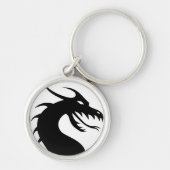 Porte-clés Porte - clé de silhouette Dragon (Devant)