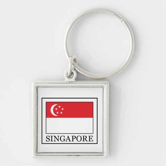 Porte-clés Porte - clé de Singapour (Devant)
