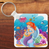 Porte-clés Porte - clé de sirène (Recto)