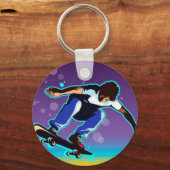 Porte-clés Porte - clé de skateboard (Recto)