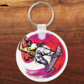 Porte-clés Porte - clé de skateboard urbain (Recto)
