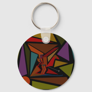 Porte-clés Porte - clé de skieur sans tête