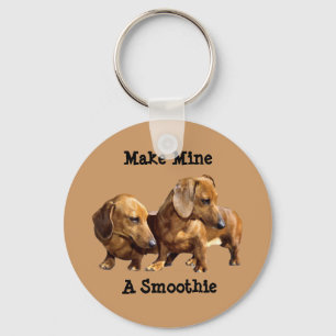 Porte-clés Porte - clé de Smoothies de teckel