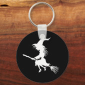 Porte-clés Porte - clé de sorcière volant (Recto)