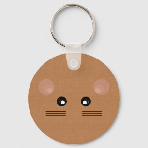 Porte-clés Porte - clé de souris Brown