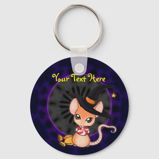 Porte-clés Porte - clé de souris Halloween (Recto)