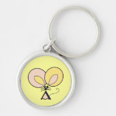 Porte-clés Porte - clé de souris rose (Devant)