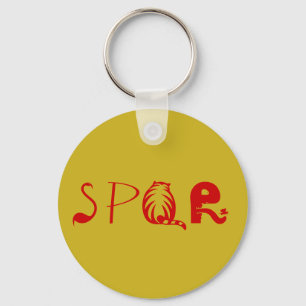 Porte-clés Porte - clé de "SPQR"