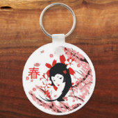 Porte-clés Porte - clé de Spring Geisha (Recto)
