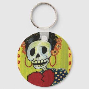 Porte-clés porte - clé de squelette de dia de los muertos