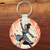 Porte-clés Porte - clé de Starburst, femme confiante (Recto)