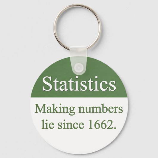 Porte-clés Porte - clé de statistiques (Recto)