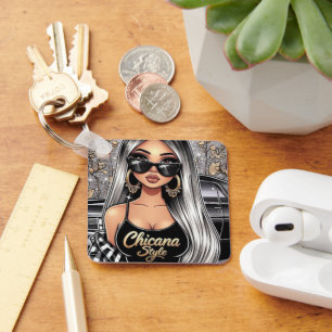 Porte-clés Porte - clé de style Chicana