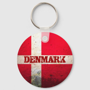 Porte-clés Porte - clé de style vintage Danemark !