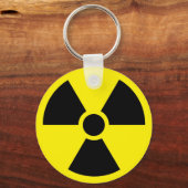 Porte-clés Porte - clé de symbole radioactif (Recto)