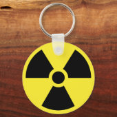 Porte-clés Porte - clé de symbole radioactif (Recto)