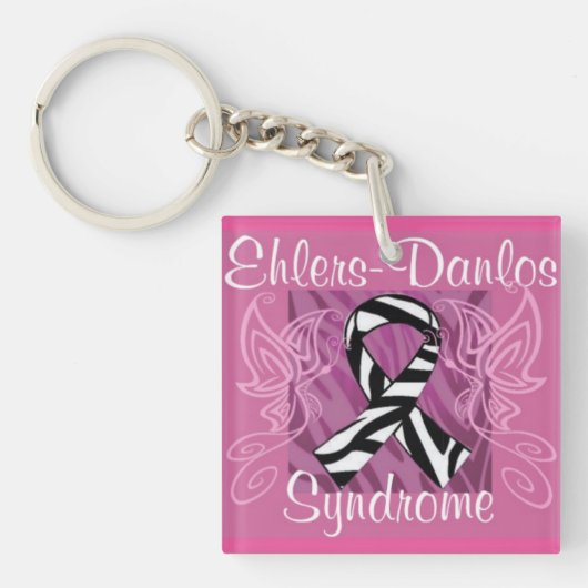 Porte-clés Porte - clé de "syndrome d'Ehlers-Danlos" (Devant)