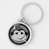 Porte-clés Porte - clé de tabagisme de singe (Devant)