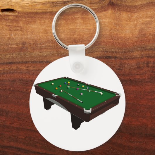 Porte-clés Porte - clé de table de pool (Verso)
