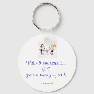 Porte-clés Porte - clé de table du serveur loué