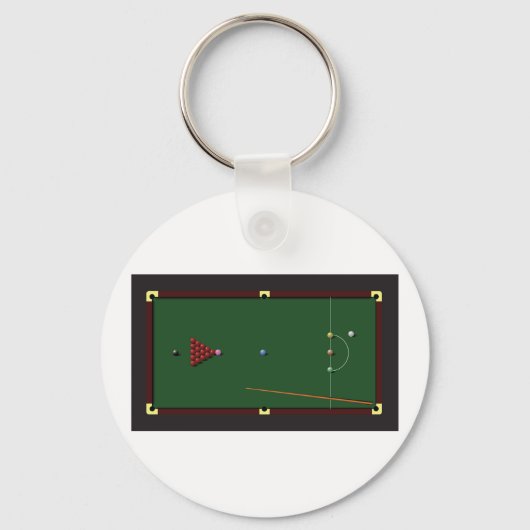 Porte-clés Porte - clé de table Snooker (Recto)