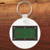 Porte-clés Porte - clé de table Snooker (Recto)
