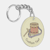 Porte-clés Porte - clé de tambour de jouets (Devant gauche)