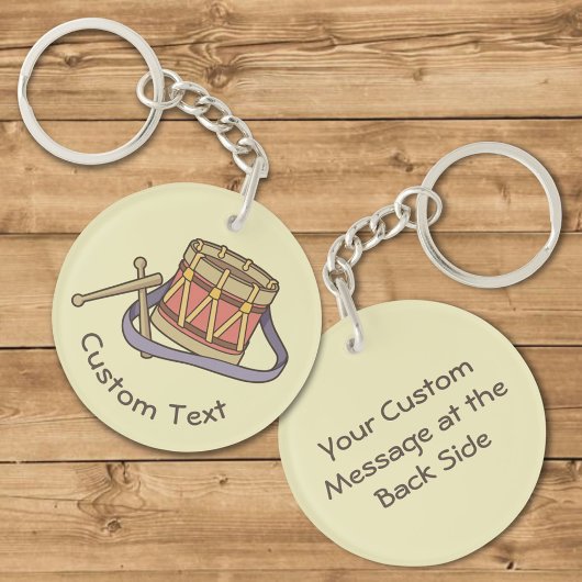 Porte-clés Porte - clé de tambour de jouets