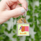 Porte-clés Porte - clé de tatou (main)