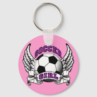 Porte-clés Porte - clé de tatouage de fille de football